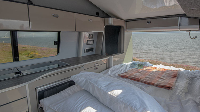 Hire-a-campervan-Scotland-Freya-bed-1